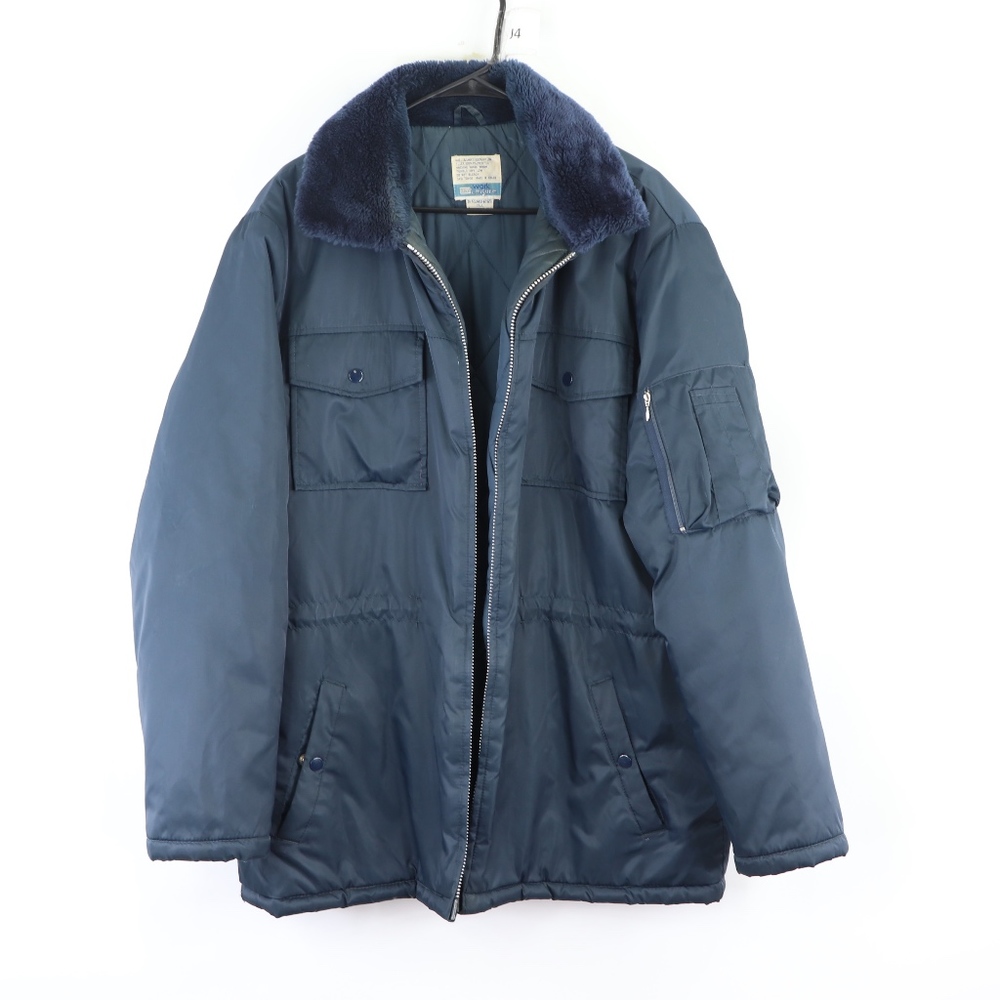 80s Sears Mens Large Tall Sherpa Collar Jacket